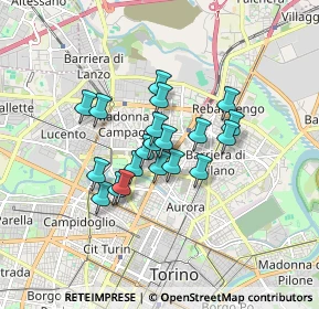 Mappa Via Giovanni Michele Boccardo, 10147 Torino TO, Italia (1.2015)