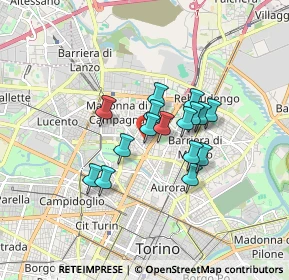 Mappa Via Giovanni Michele Boccardo, 10147 Torino TO, Italia (1.2075)