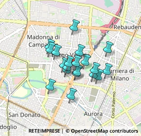 Mappa Via Giovanni Michele Boccardo, 10147 Torino TO, Italia (0.5735)