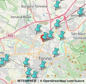 Mappa Via Giovanni Michele Boccardo, 10147 Torino TO, Italia (5.49059)