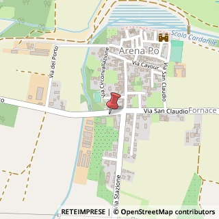 Mappa Via San Rocco, 5, 27040 Arena Po, Pavia (Lombardia)