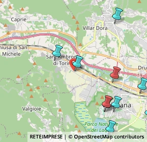 Mappa Via Generale Carlo Alberto dalla Chiesa, 10057 Sant'Ambrogio di Torino TO, Italia (3.0875)