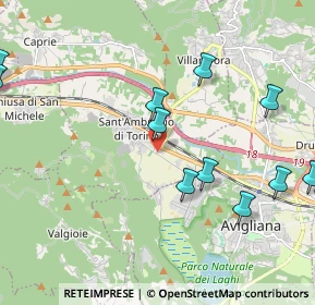 Mappa Via Generale Carlo Alberto dalla Chiesa, 10057 Sant'Ambrogio di Torino TO, Italia (2.59)