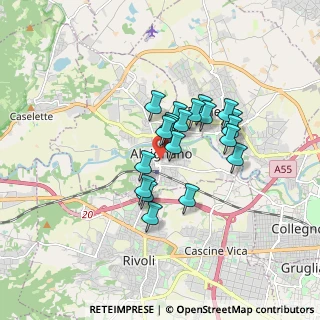 Mappa Via San Martino, 10091 Alpignano TO, Italia (1.2095)