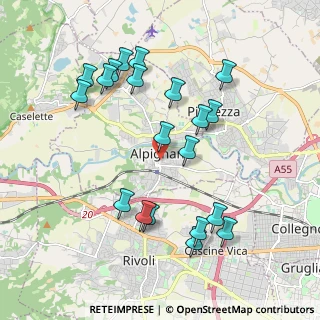 Mappa Via San Martino, 10091 Alpignano TO, Italia (2.0385)