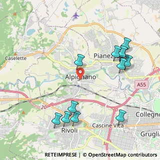 Mappa Corso Torino, 10091 Alpignano TO, Italia (2.34833)