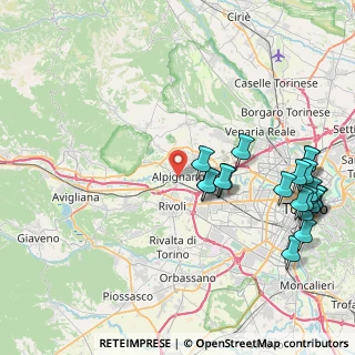 Mappa Corso Torino, 10091 Alpignano TO, Italia (10.0235)