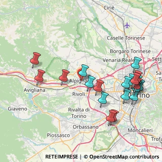 Mappa Corso Torino, 10091 Alpignano TO, Italia (9.227)