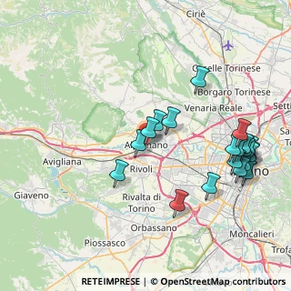 Mappa Corso Torino, 10091 Alpignano TO, Italia (8.856)