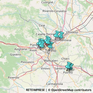 Mappa Via Andrea Pozzo, 10151 Torino TO, Italia (9.87917)