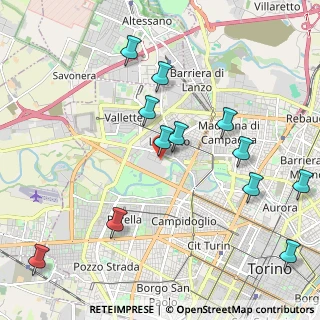 Mappa Via Andrea Pozzo, 10151 Torino TO, Italia (2.32333)
