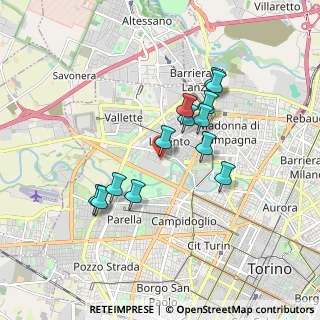 Mappa Via Andrea Pozzo, 10151 Torino TO, Italia (1.53846)