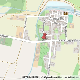 Mappa Via Guglielmo Marconi, 3, 27040 Arena Po, Pavia (Lombardia)