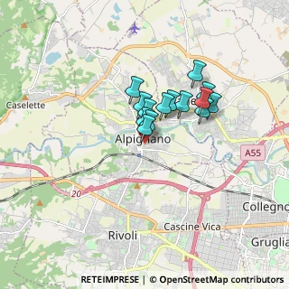 Mappa Via Tallone, 10091 Alpignano TO, Italia (1.13286)
