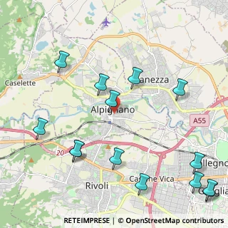 Mappa Via Tallone, 10091 Alpignano TO, Italia (2.72929)