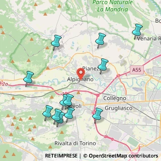 Mappa Via Tallone, 10091 Alpignano TO, Italia (4.78417)