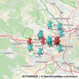 Mappa Via Tallone, 10091 Alpignano TO, Italia (5.97294)