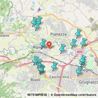 Mappa Via Caduti Libertà, 10091 Alpignano TO, Italia (2.29188)