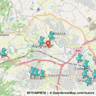Mappa Via Caduti Libertà, 10091 Alpignano TO, Italia (3.355)