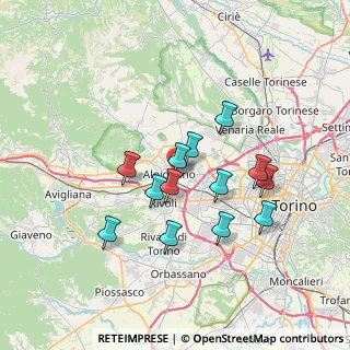 Mappa Via Caduti Libertà, 10091 Alpignano TO, Italia (6.02077)