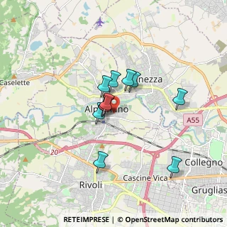 Mappa Via V. Arbarello, 10091 Alpignano TO, Italia (1.24)