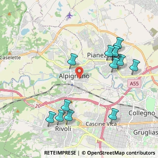 Mappa Via V. Arbarello, 10091 Alpignano TO, Italia (2.29)