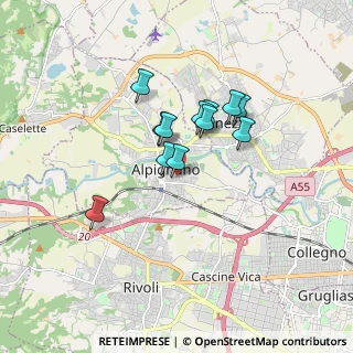 Mappa Via V. Arbarello, 10091 Alpignano TO, Italia (1.27)