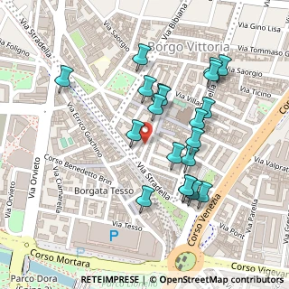 Mappa Via Marchese Visconti, 10147 Torino TO, Italia (0.2225)