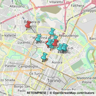 Mappa Via Marchese Visconti, 10147 Torino TO, Italia (1.05083)