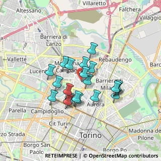 Mappa Via Marchese Visconti, 10147 Torino TO, Italia (1.3705)