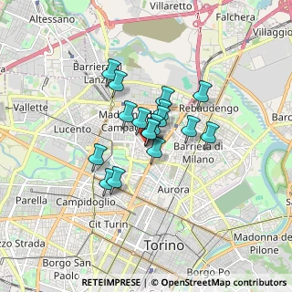 Mappa Via Marchese Visconti, 10147 Torino TO, Italia (1.06941)
