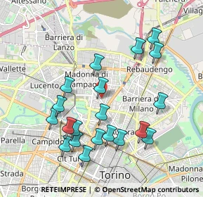 Mappa Via Marchese Visconti, 10147 Torino TO, Italia (1.991)