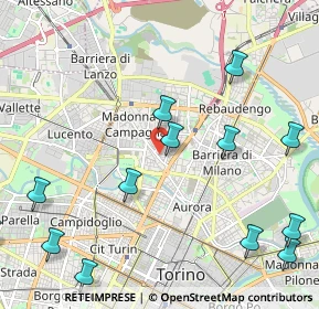 Mappa Via Marchese Visconti, 10147 Torino TO, Italia (2.96929)