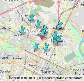 Mappa Via Marchese Visconti, 10147 Torino TO, Italia (1.17417)