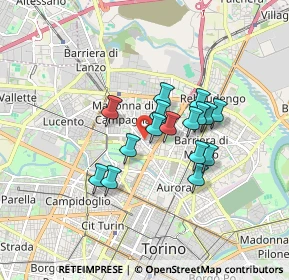 Mappa Via Marchese Visconti, 10147 Torino TO, Italia (1.27688)