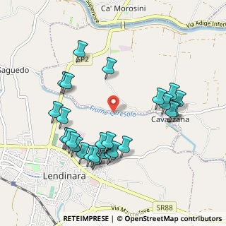 Mappa Via Arzaron, 45020 Lendinara RO, Italia (1.03667)