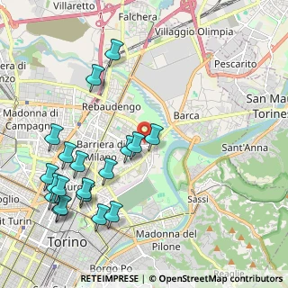 Mappa Via Giovanni Cravero, 10154 Torino TO, Italia (2.50158)