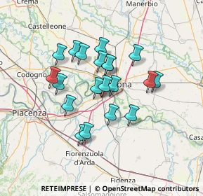 Mappa Via Bellina, 29010 Castelvetro Piacentino PC, Italia (11.044)