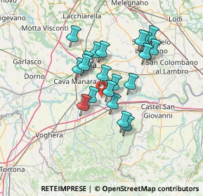 Mappa Via Giuseppe Mazzini, 27041 Casanova Lonati PV, Italia (11.101)