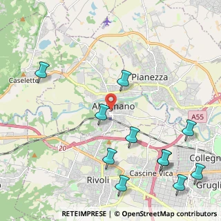Mappa Via Brigate Partigiane, 10091 Alpignano TO, Italia (2.72364)