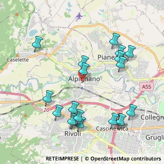 Mappa Via Brigate Partigiane, 10091 Alpignano TO, Italia (2.32158)