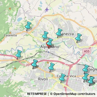 Mappa Via Brigate Partigiane, 10091 Alpignano TO, Italia (2.73429)