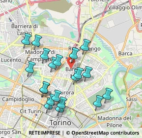 Mappa Via Châtillon, 10155 Torino TO, Italia (1.878)