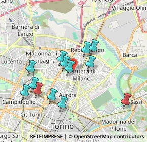Mappa Via Châtillon, 10155 Torino TO, Italia (1.78308)