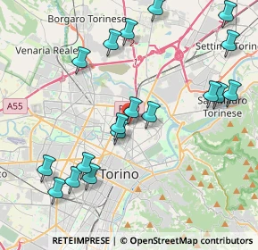 Mappa Via Châtillon, 10155 Torino TO, Italia (4.59833)