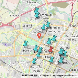 Mappa Via Giosuè Borsi, 10143 Torino TO, Italia (2.332)