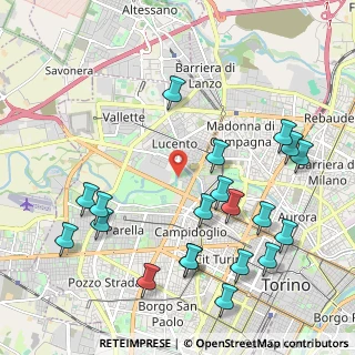 Mappa Via Giosuè Borsi, 10143 Torino TO, Italia (2.443)