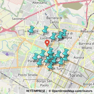 Mappa Via Giosuè Borsi, 10143 Torino TO, Italia (1.5795)