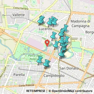 Mappa Via Giosuè Borsi, 10143 Torino TO, Italia (0.815)