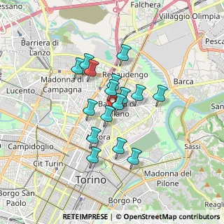 Mappa Largo Giulio Cesare, 10155 Torino TO, Italia (1.31375)